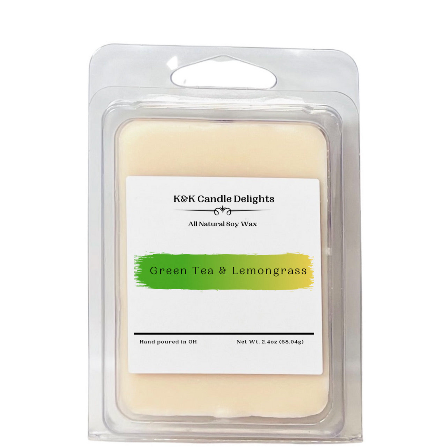 Green Tea & Lemongrass Soy Wax Melts