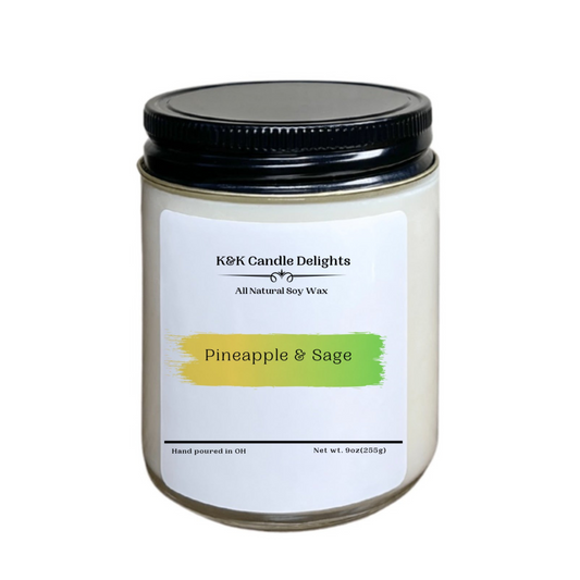 Pineapple & Sage Soy Candle