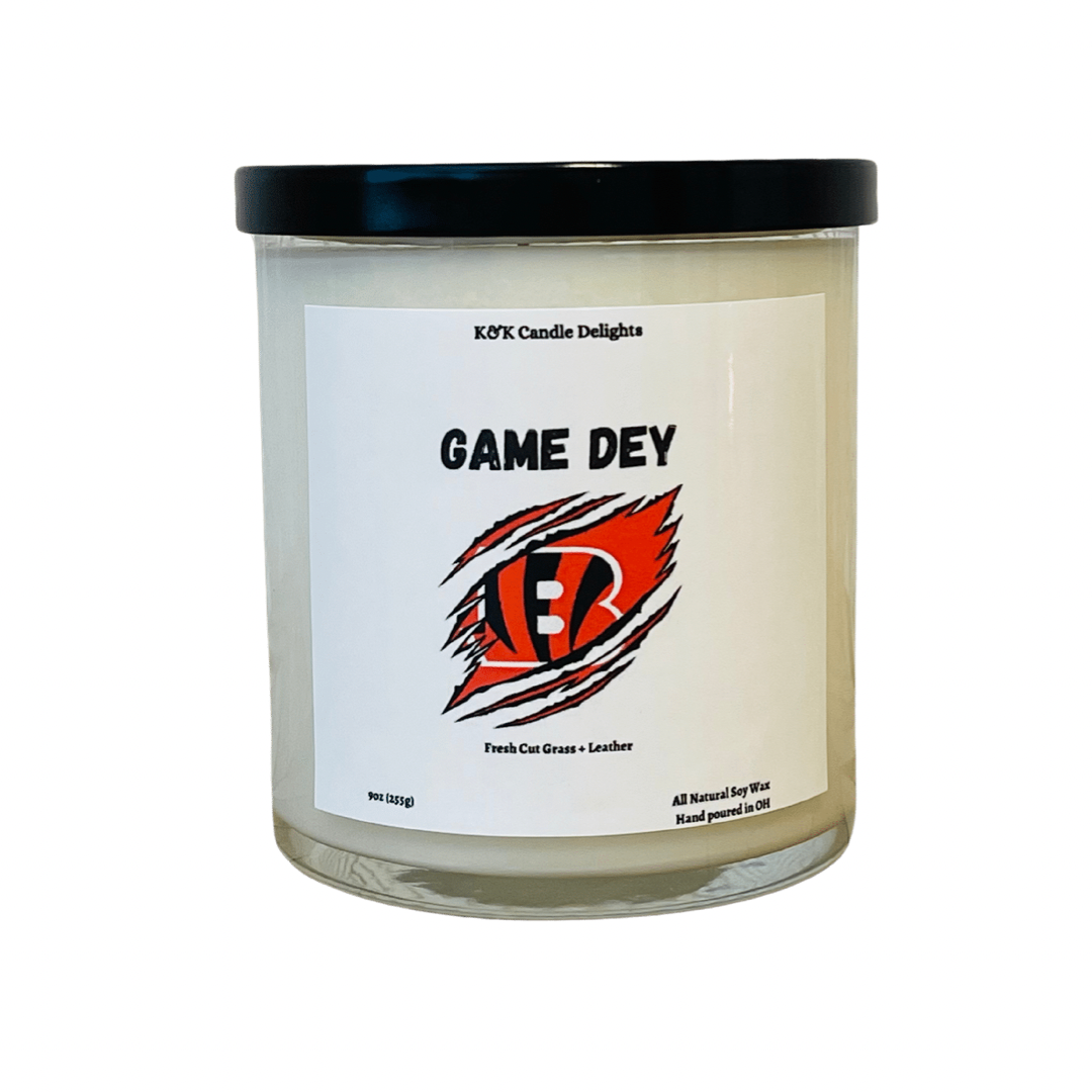 Cincinnati Bengals "Game Dey" Candle